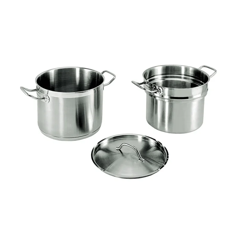 12 qt stainless steel double boiler w lid