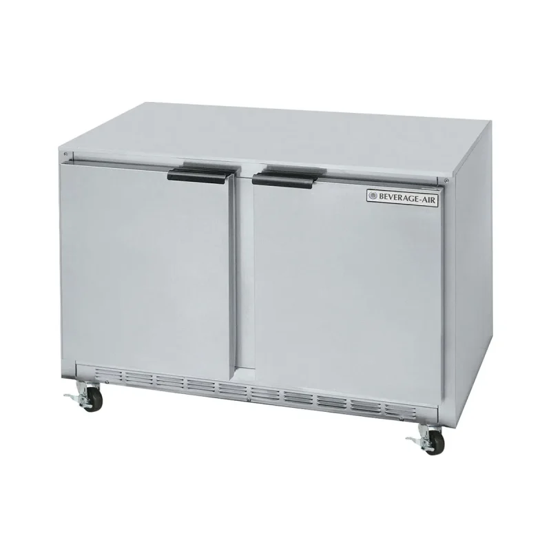 48 beverage air ucr48a 2 door undercounter fridge