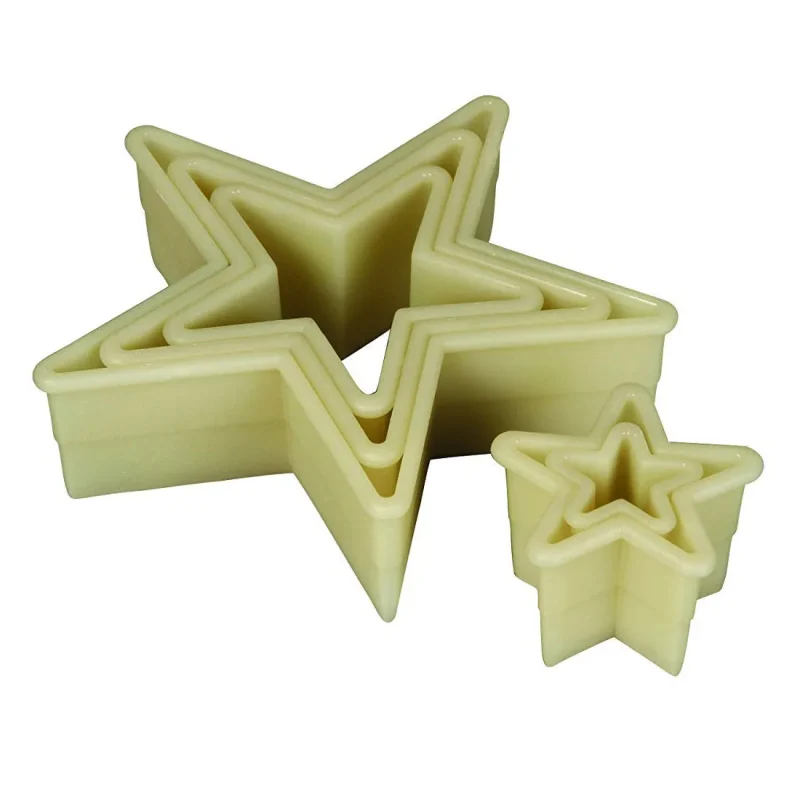 5 piece star cookie cutters set mercer m35505