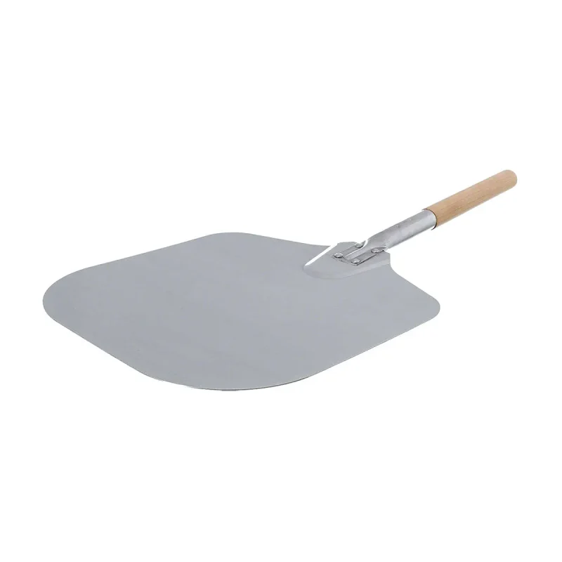 aluminum pizza peel with wooden handle 26 american metalcraft