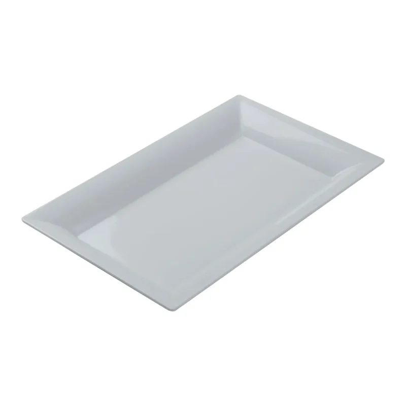 american metalcraft mel21 white melamine platter 21 x 13