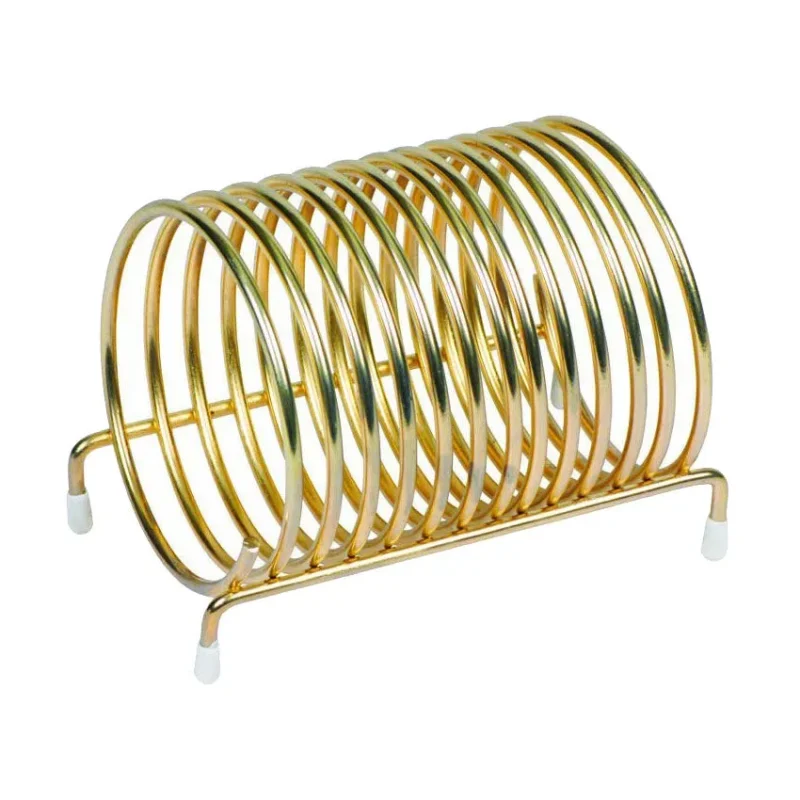 brass plated spiral check caddy 3 pack