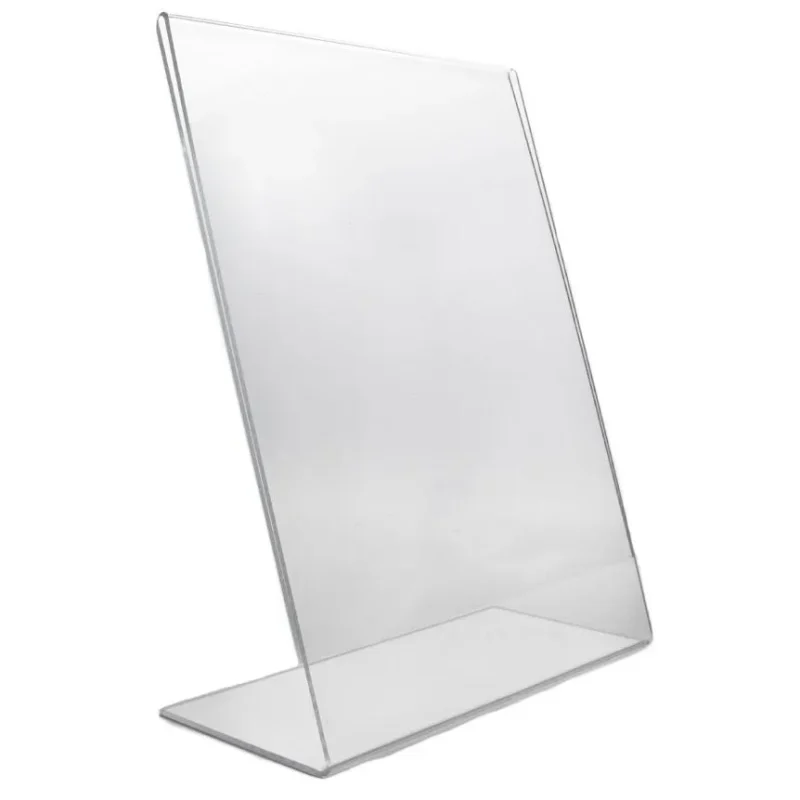 cal mil 513 clear easel cardholder 8 5x11 12 pack