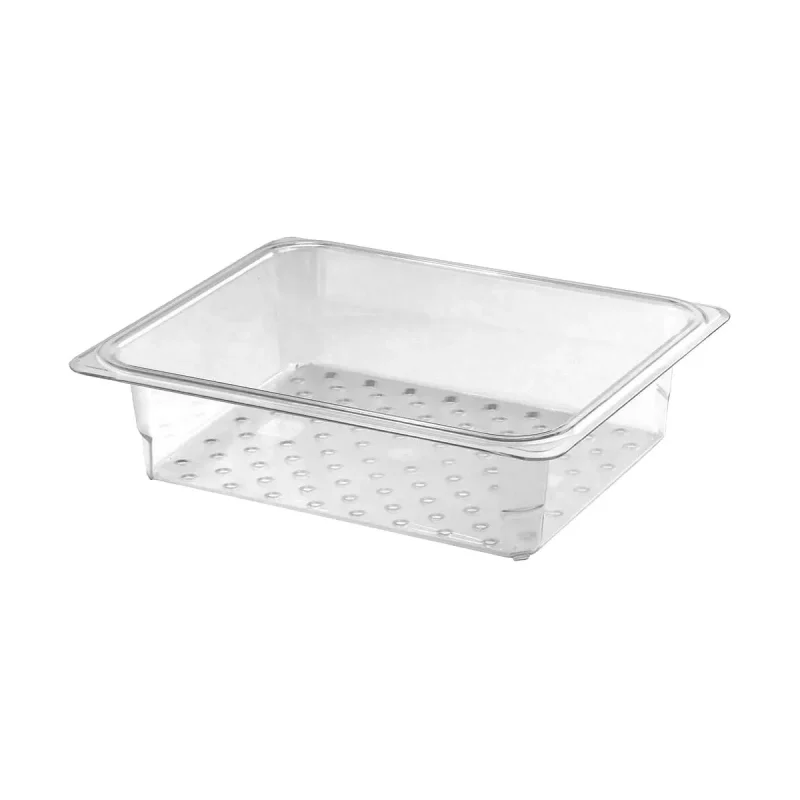 cambro 23clrcw135 clear 1 2 size 3 deep colander food pan