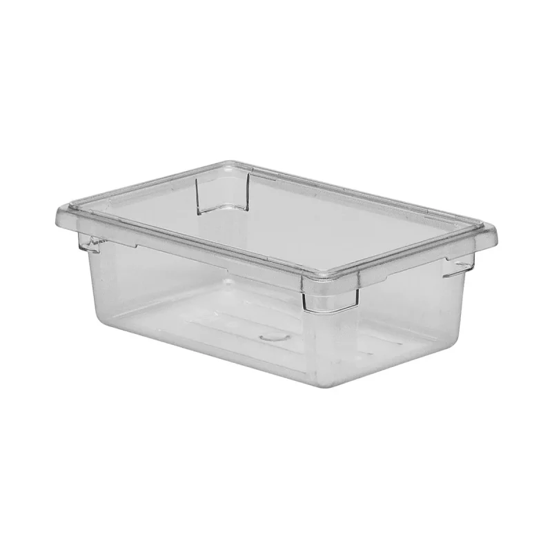 cambro 3 gal clear food storage box 12186cw135