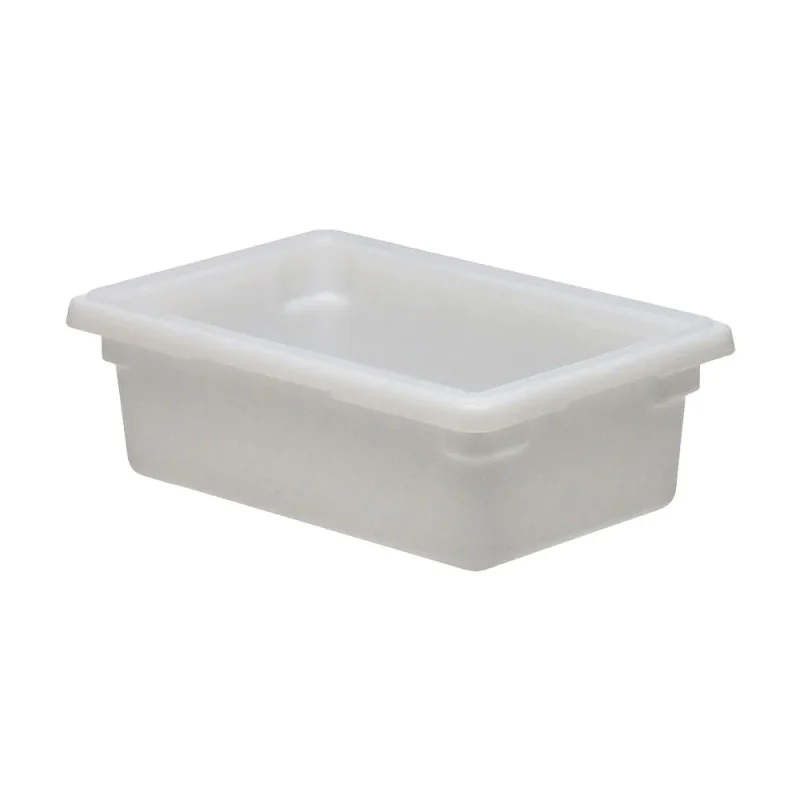 cambro 3 gallon white poly 1 2 food box 12186p148