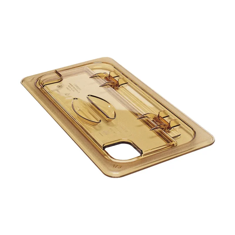 cambro 30hpln150 amber h pan 1 3 size high heat food pan with flip lid