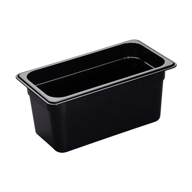 cambro 36cw110 1 3 size black food pan 6 deep ideal for food storage