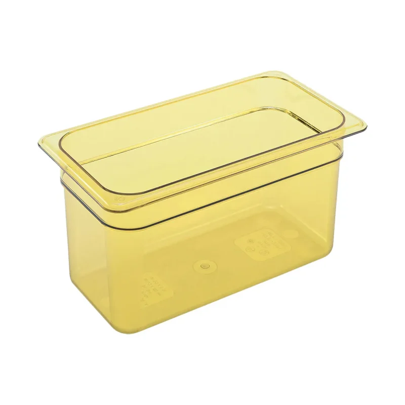 cambro 36hp150 h pan 1 3 size high heat food pan amber 6 deep