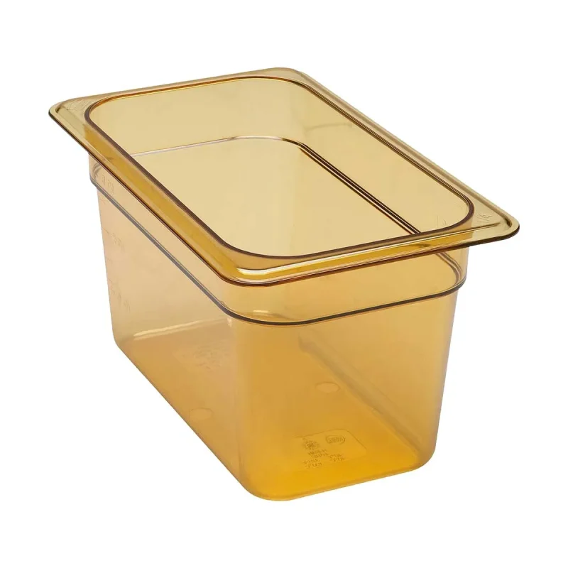 cambro 46hp150 h pan 6 deep high heat food pan amber