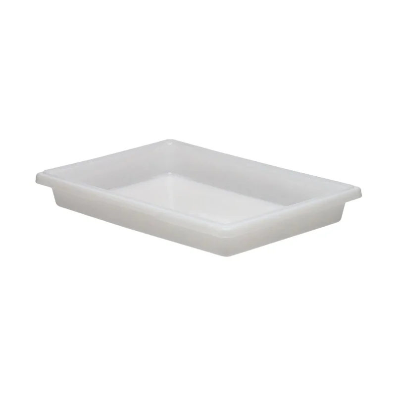 cambro 5 gallon full size white poly food box 18263p148