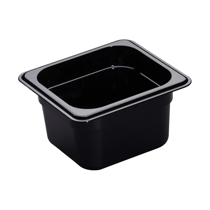 cambro 64cw110 1 6 size black 4 deep food pan