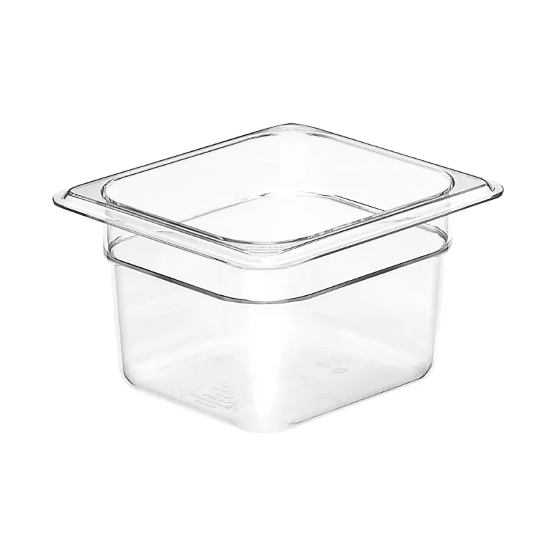 cambro 64cw135 1 6 size clear 4 deep food pan culinary essentials