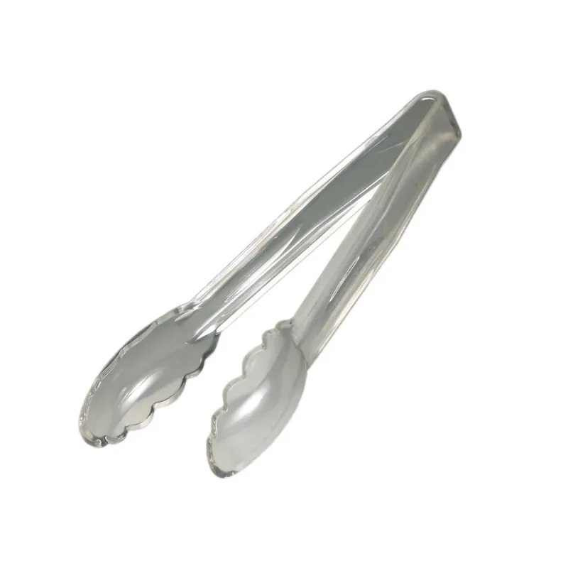 cambro 9tgs135 clear lugano scallop grip tongs 9