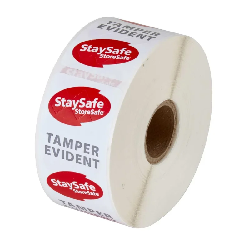 cambro staysafe 26sstelb6250 tamper evident labels 1 5 x 6 250 pack