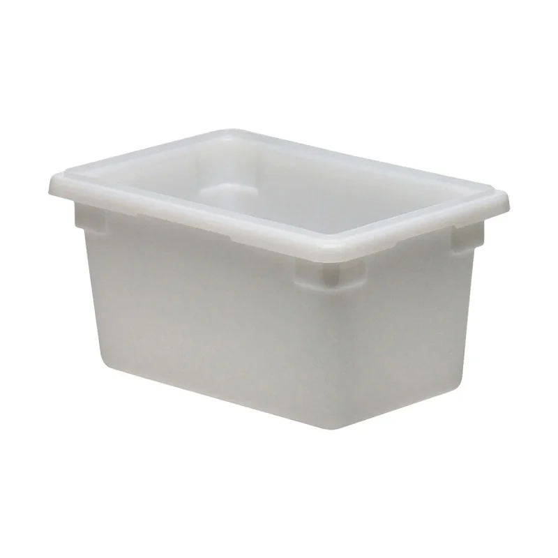 cambro white 4 75 gal poly 1 2 size food box 12189p148