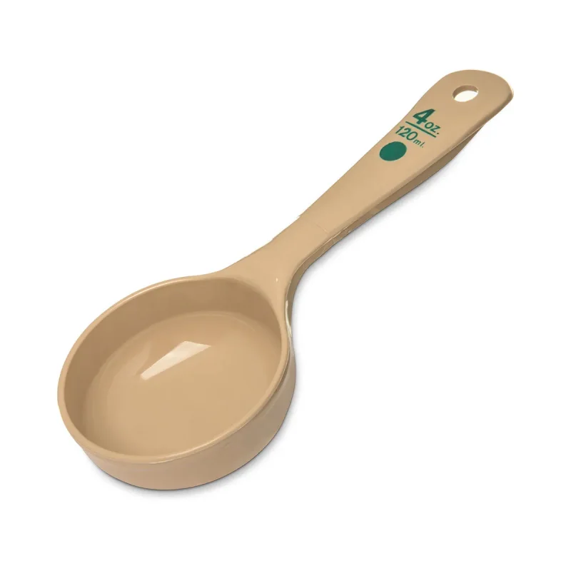 carlisle 4 oz beige measure miser portion server