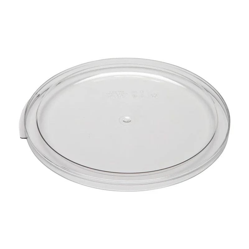 clear camwear round storage lid for 12 18 22 qt buckets cambro