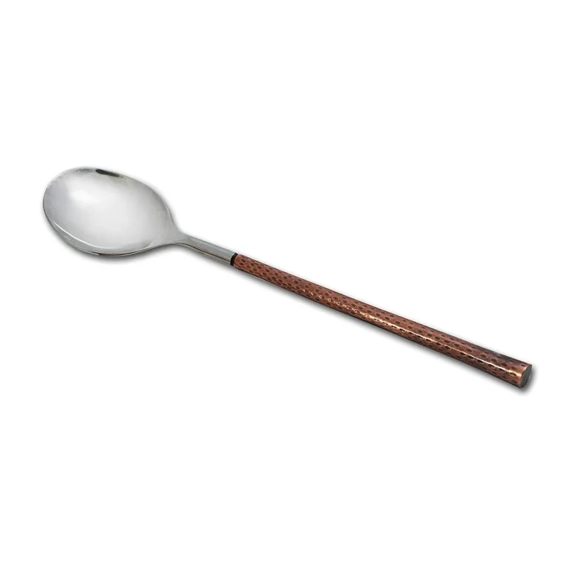 copper handle serving spoon 12 arcata 036771