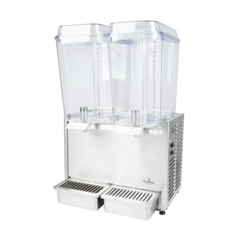 crathco d25 3 classic 5 gallon bubbler dispenser 2 pack