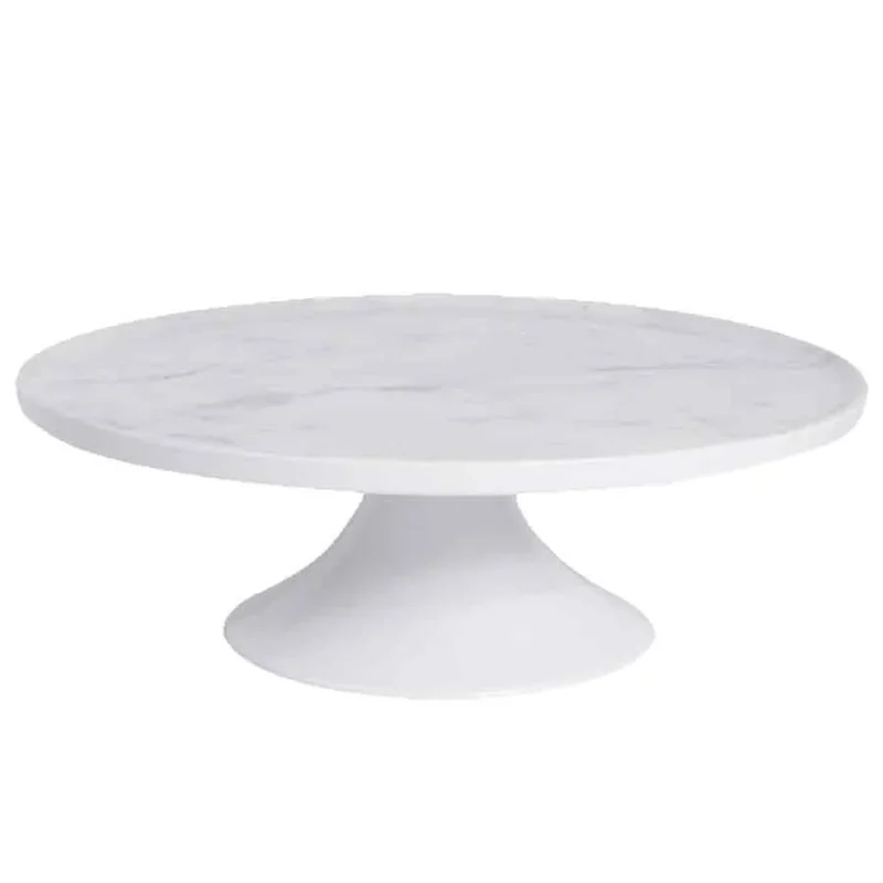 elite global m12rpkt 12 carrara marble melamine plate stand