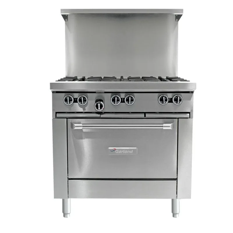 garland g starfire pro 6 burner 36 natural gas range 1 oven