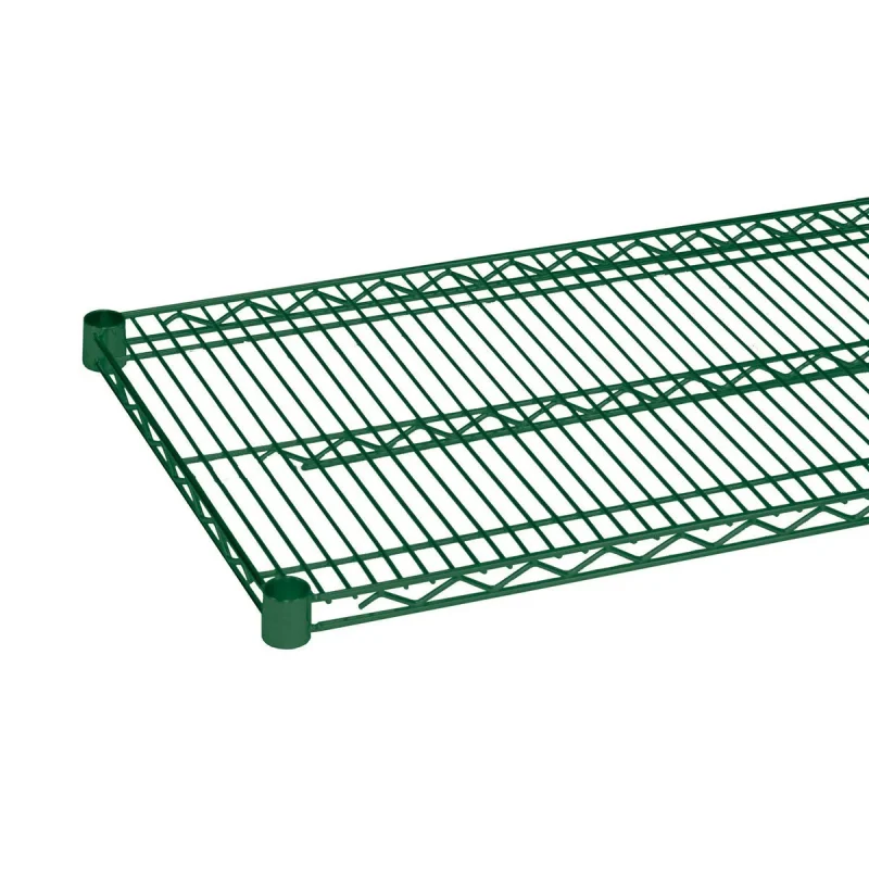 green 18x30 economy wire shelving space saving storage solution