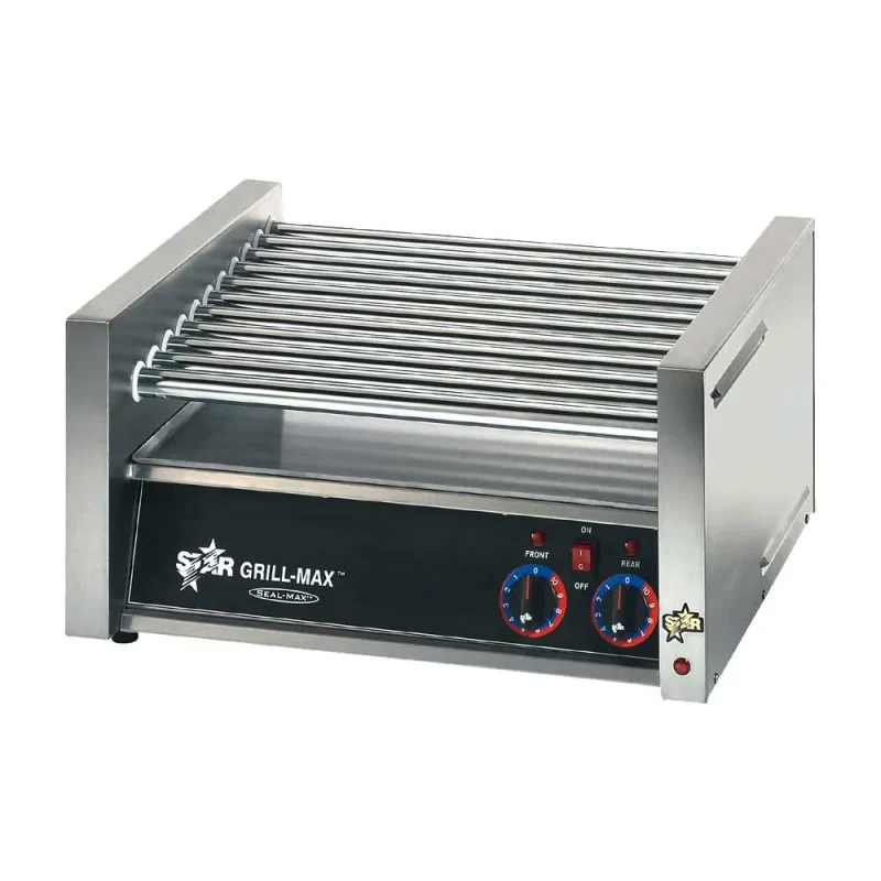 grill max 30c hot dog roller 30 hot dogs capacity