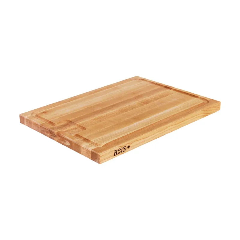 john boos aujus 2 18x24 maple cutting board w groove professional grade