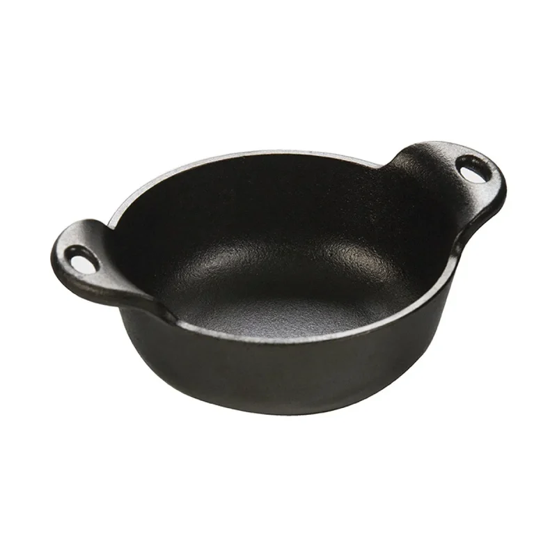 lodge 12 oz cast iron serving bowl seasoned