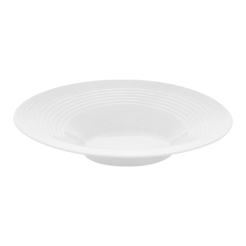 o moon deep porcelain lunar plate white 10 625 set of 4 by vista alegre