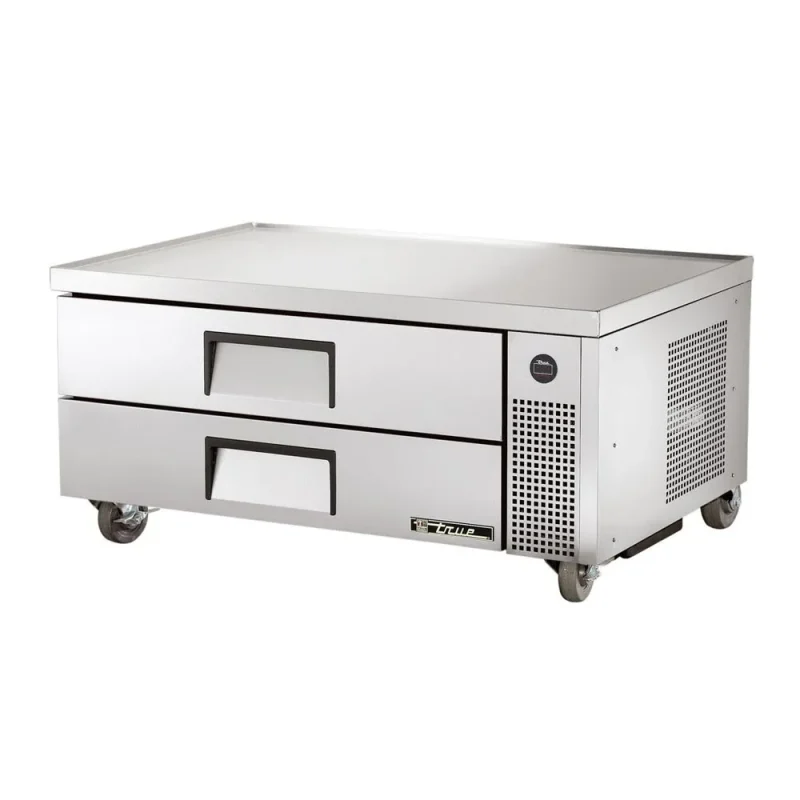 refrigerated 52 chef base w 2 drawers flat top true trcb 52