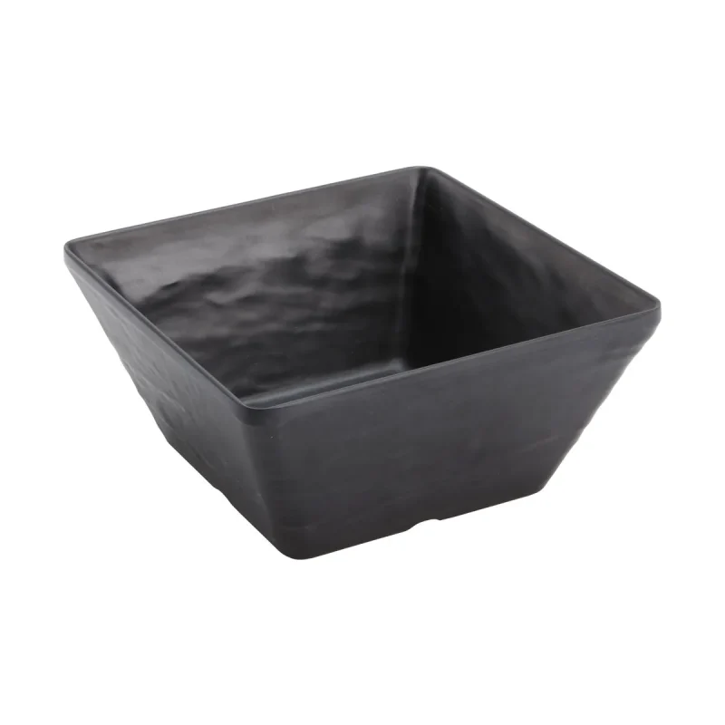 square faux slate melamine bowl 58 oz 7x7x3 1 4