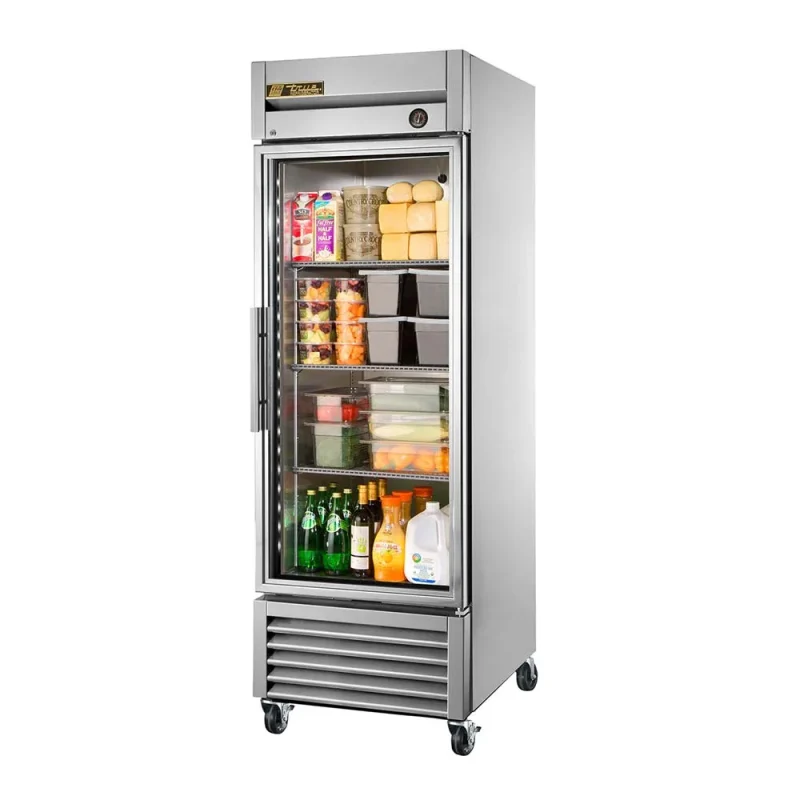 t 23g hcfgd01 glass door refrigerator 1 section t series