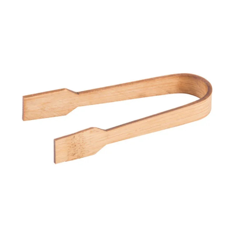 tablecraft small bamboo tongs 3 5 pack of 12