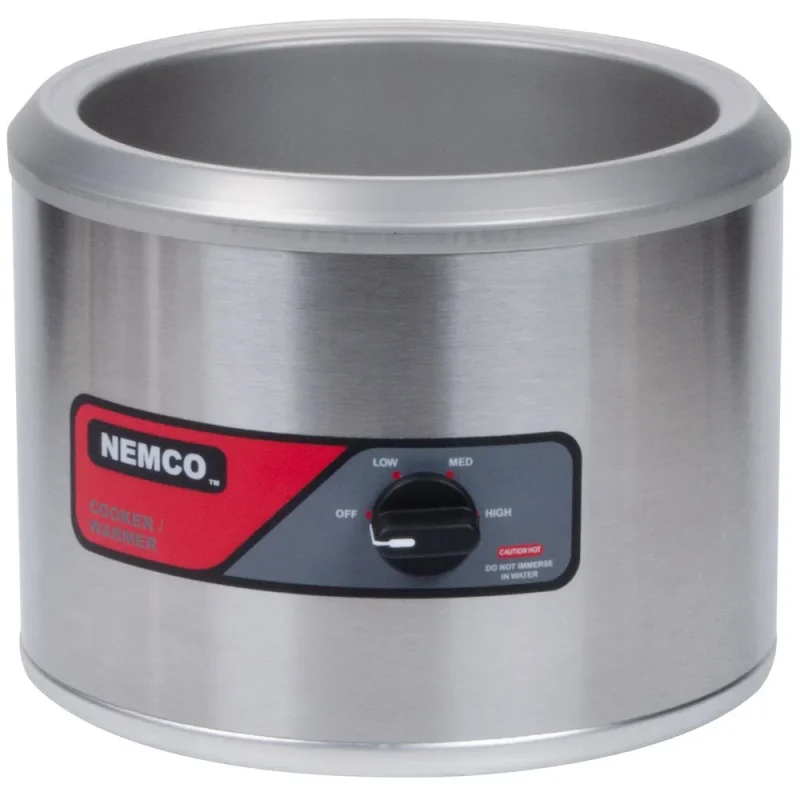 trimark nemco 6102a 7 qt countertop cooker warmer