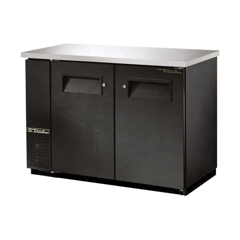 true tbb 24 48 hc back bar cooler 2 section