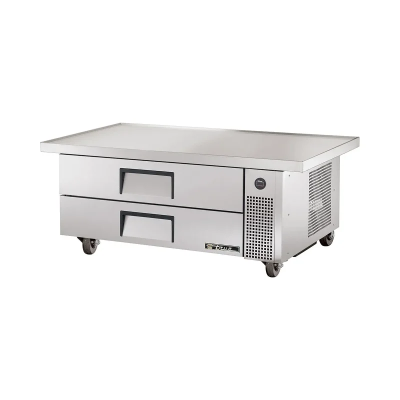 true trcb 52 60 60 v edge refrigerated chef base with 2 drawers