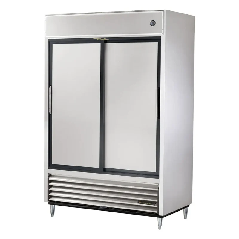 true tsd 47 2 section sliding door refrigerator