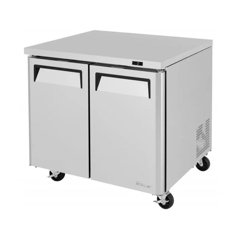 turbo air muf 36 n m3 series 36 solid 2 door undercounter freezer