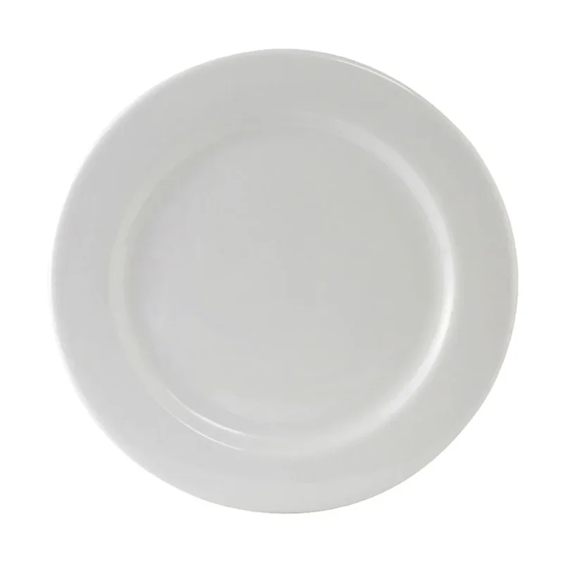 tuxton alaska porcelain plate 10 5 white pack of 6