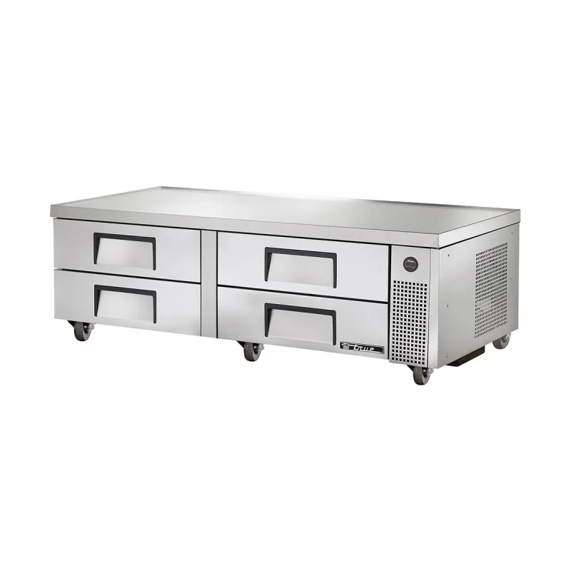 v edge 72 refrigerated chef base with four drawers true trcb 72