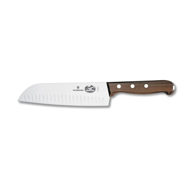 victorinox santoku knife w rosewood handle granton edge 7