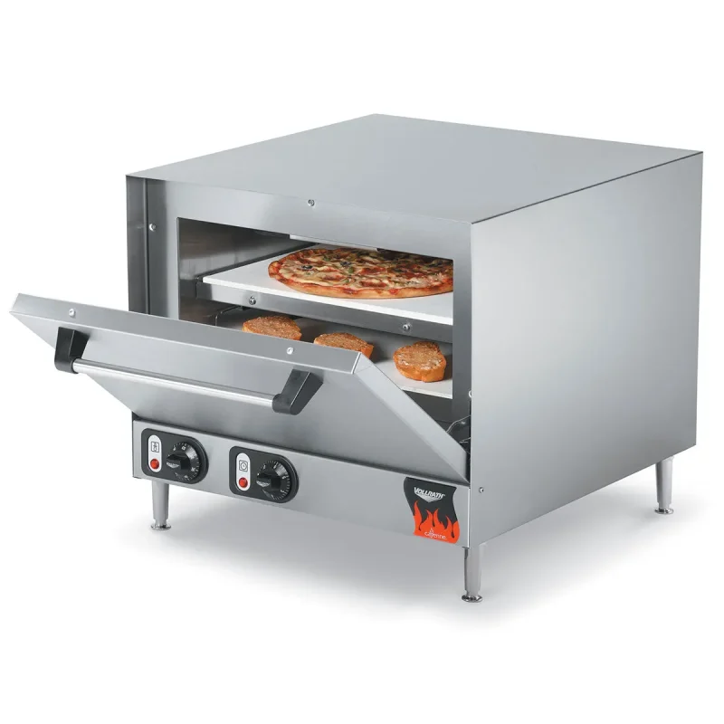 vollrath 40848 cayenne 2 deck electric pizza oven 208 240v 2800w