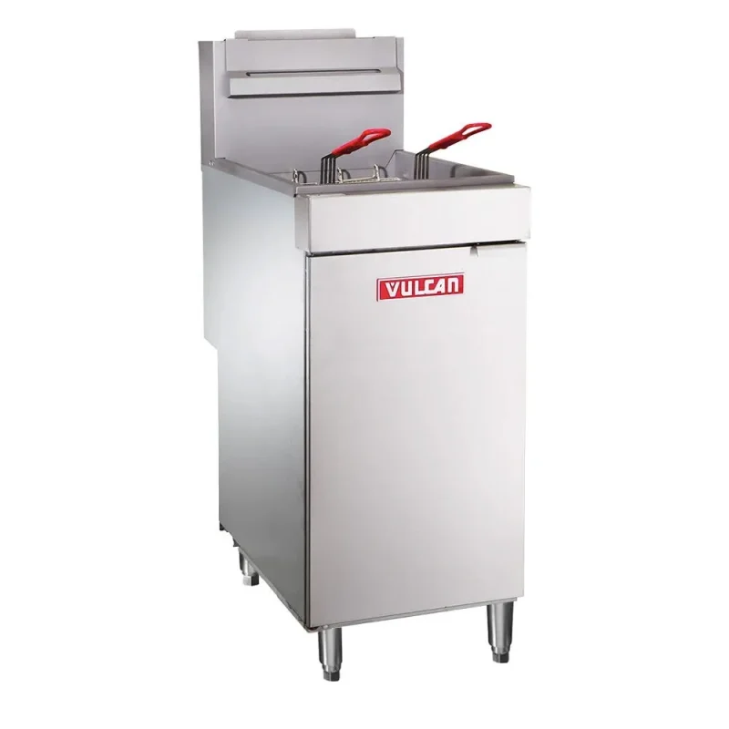 vulcan lg300 natural gas floor fryer 35 40 lb capacity