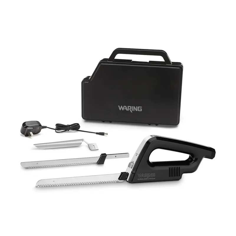 waring wek200 cordless lithium electric carving knife