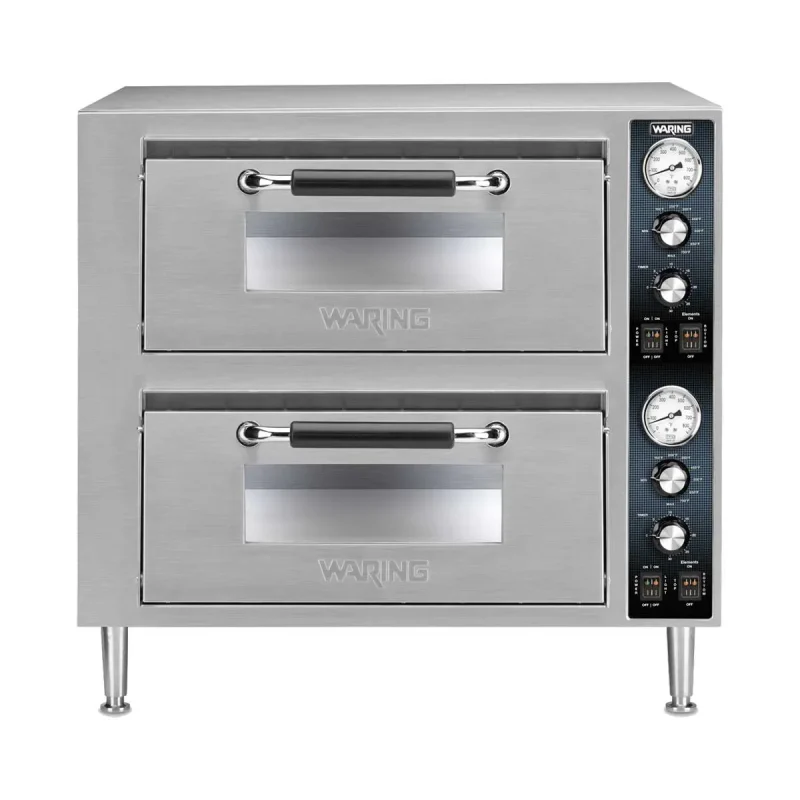 waring wpo750 2 deck pizza oven 3200w 240v