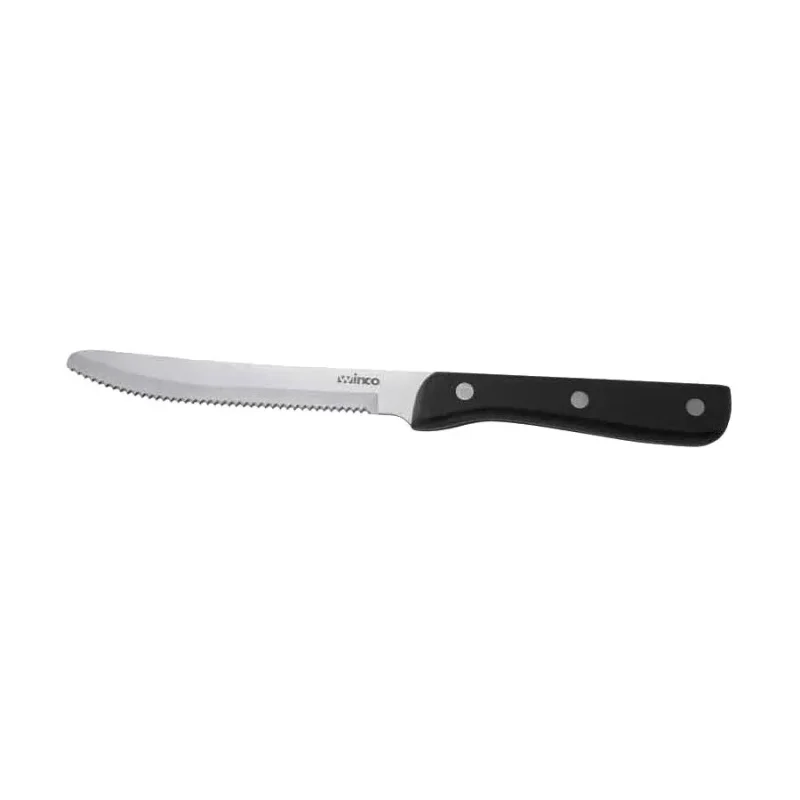 winco k 80p 5 piece steak knife set