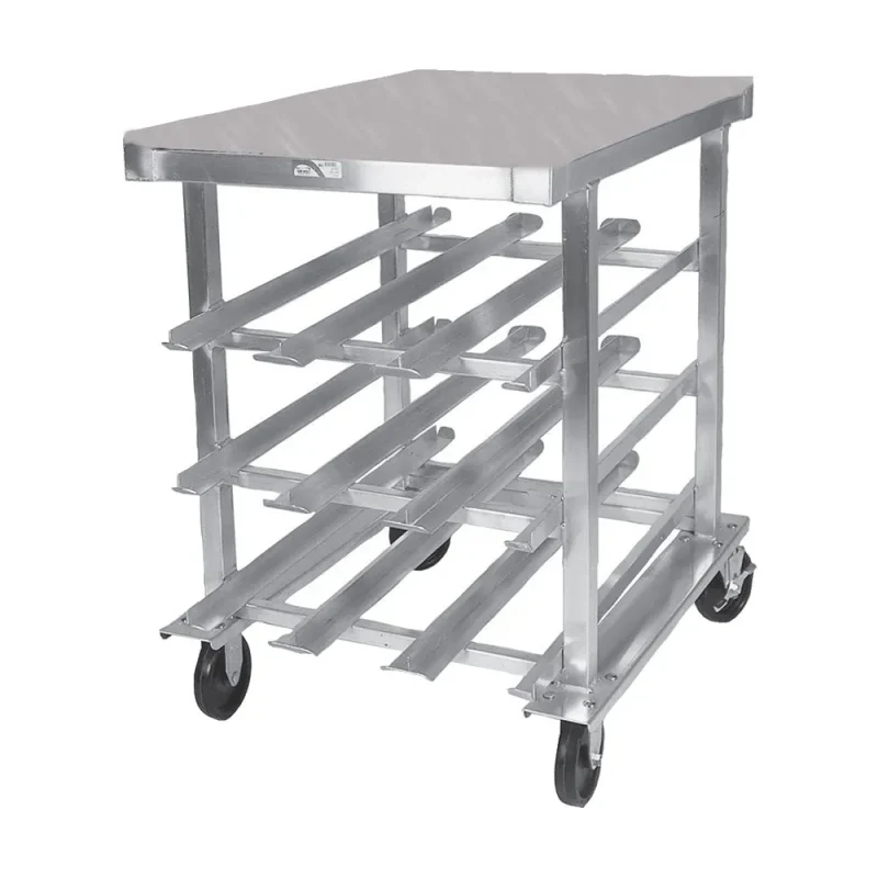 winholt cr 54m mobile can rack for dispensing