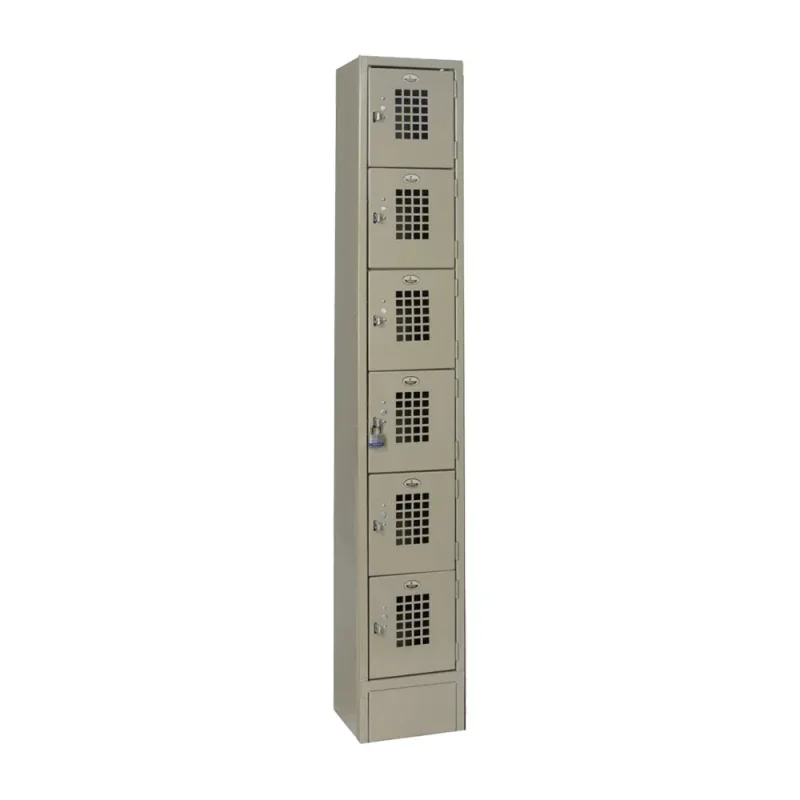 winholt wl 66 15 six tier mounted locker with closed base